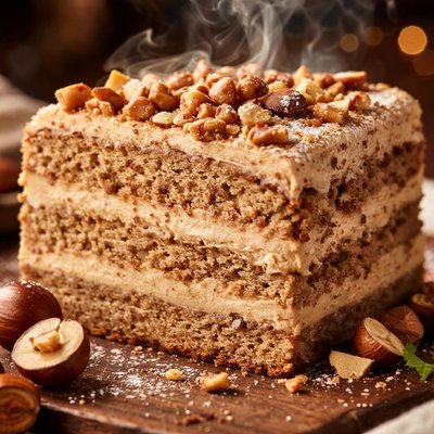 Image of Norwegian Hazelnut Cake