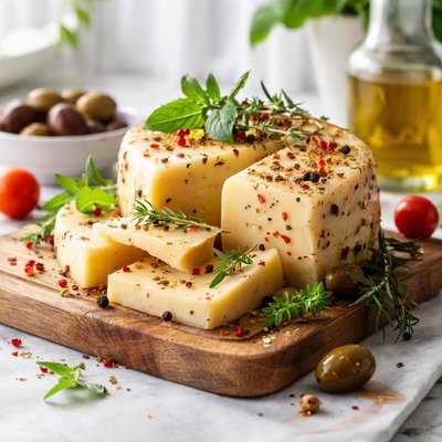 Image of Norwegian Marinated Edam Cheese Marinert Edamerost