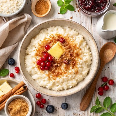 Image of Norwegian Rice Pudding Risengryn Grod