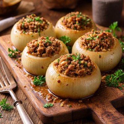 Image of Norwegian Stuffed Onions