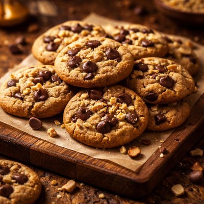 Image of Not Around for Long Peanut Butter Chocolate Chip Cookies