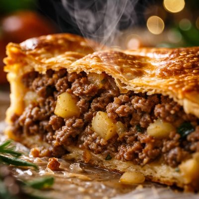 Image of Not Quite Traditional Tourtiere but Almost