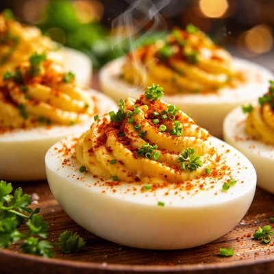 Image of Not So Devilish Deviled Eggs