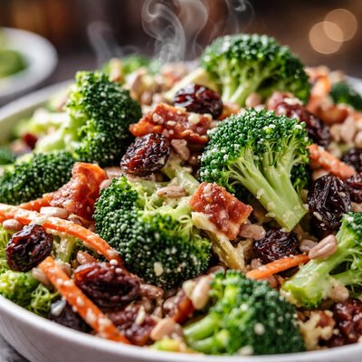 Image of Not Your Average Broccoli and Raisin Salad