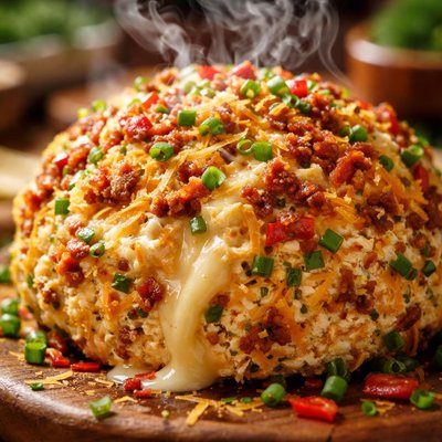 Image of Not Your Ordinary Cheddar Jack Cheese Ball Low Fat No Way