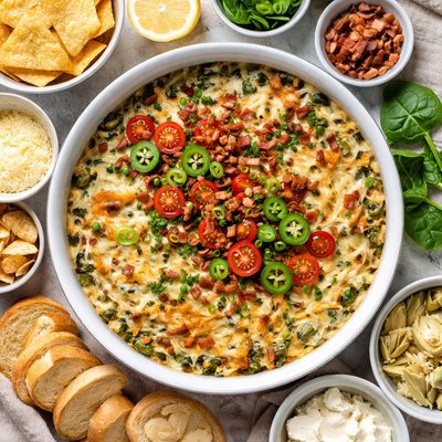 Image of Not Your Typical Spinach Artichoke Dip