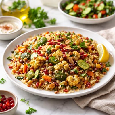 Image of Nothing Much in the Cupboard Iraqi Rice Meal Gluten Free Veget