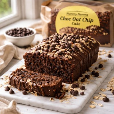Image of Nummy Namma Choc Oat Chip Cake