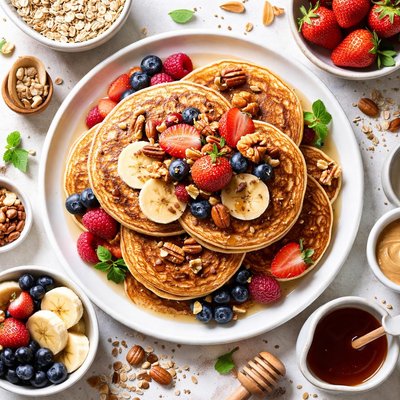 Image of Nut and Grain Pancakes