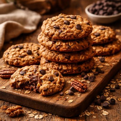 Image of Nut and Oat Choc Chip Biscuits