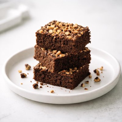 Image of Nut and Oat Flour Brownies