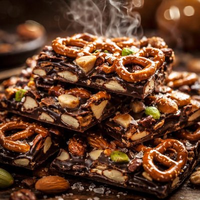 Image of Nut and Pretzel Bark
