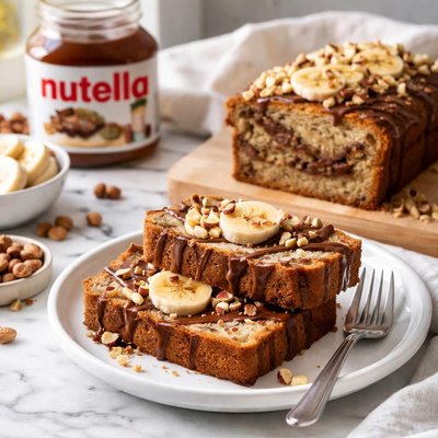 Image of Nutella and Banana Bread