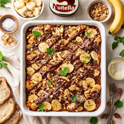 Image of Nutella Banana Brunch Bake