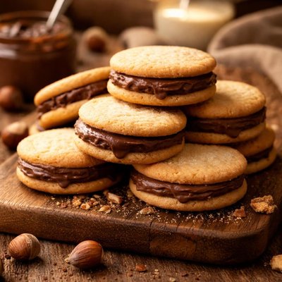 Image of Vegan Nutella Biscuits