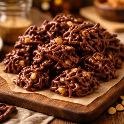 Image of Nutella Butterscotch Haystacks