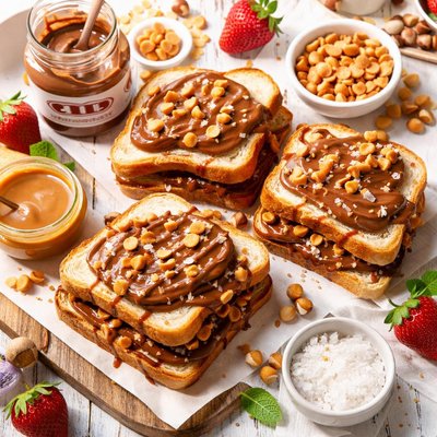 Image of Nutella Butterscotch Sandwich