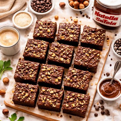 Image of Nutella Coffee Brownies