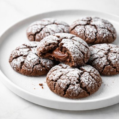 Image of Nutella Crinkle Cookies