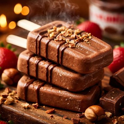 Image of Nutella Fudgsicles Chocolate Popsicles