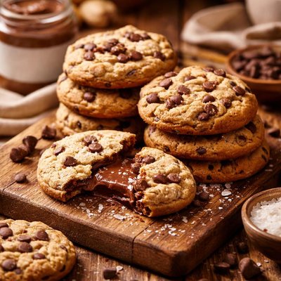 Image of Nutella Milk Chocolate Chip Cookies
