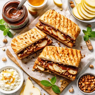 Image of Nutella Pear Panini