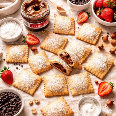Image of Nutella Ravioli Cookies