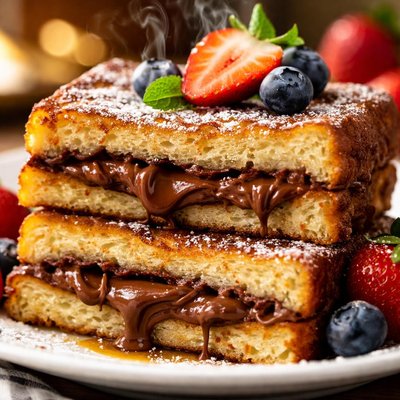 Image of Nutella Stuffed French Toast