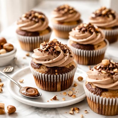 Image of Nutella Swirl Cupcakes
