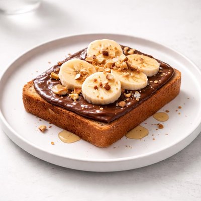 Image of Tostada de Nutella Vegana