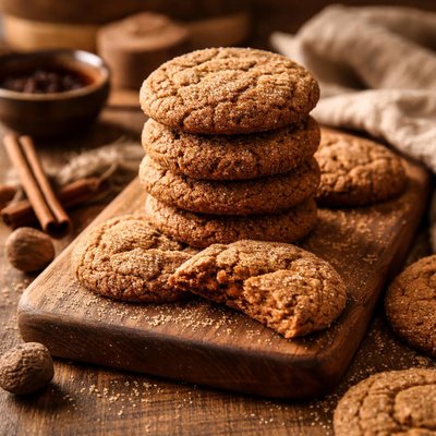 Image of Nutmeg Molasses Cookies
