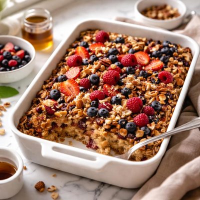 Image of Nuts and Berries Baked Oatmeal