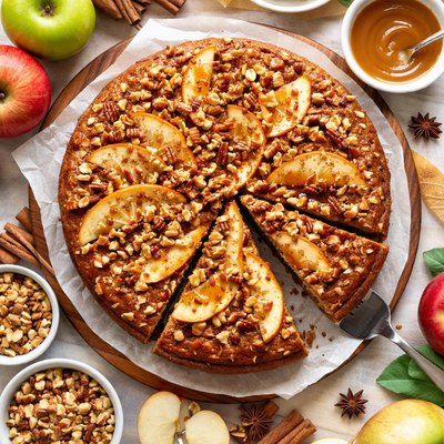 Image of Nutty Apple Spice Cake