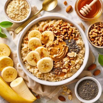 Image of Nutty Banana Oatmeal