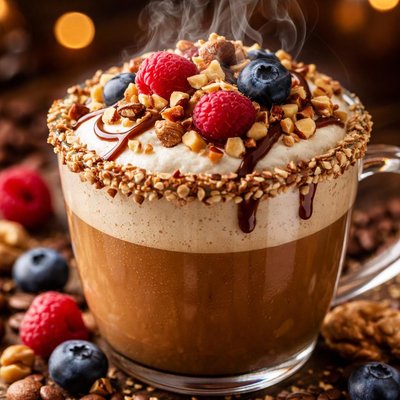 Image of Nutty Coffee with a Berry Good Twist