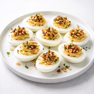 Image of Nutty Deviled Eggs