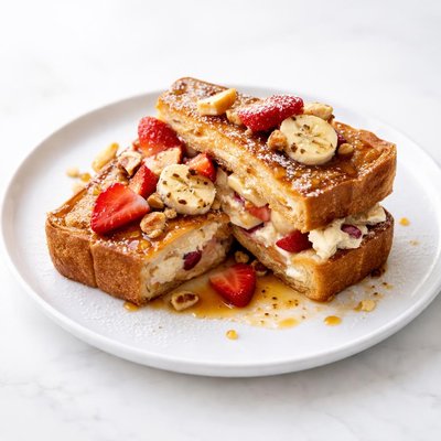 Image of Nutty Fruity Stuffed French Toast