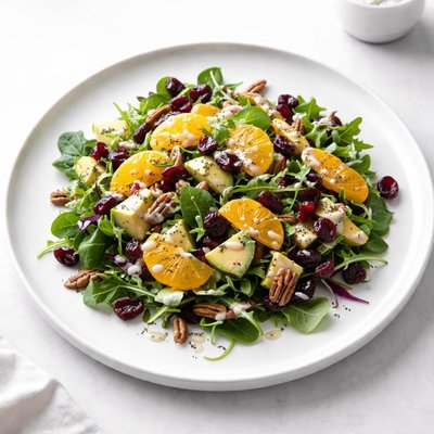 Image of Nutty Mandarin Salad with Poppy Seed Dressing