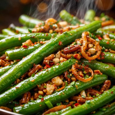 Image of Nutty Onion Green Beans