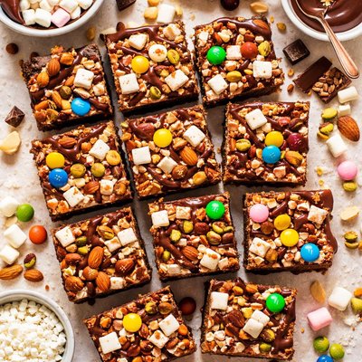 Image of Nutty Rocky Road Slice
