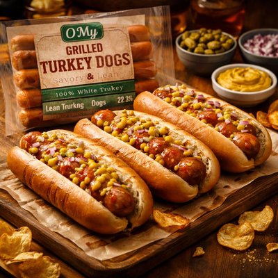 Image of O My Grilled Turkey Dogs