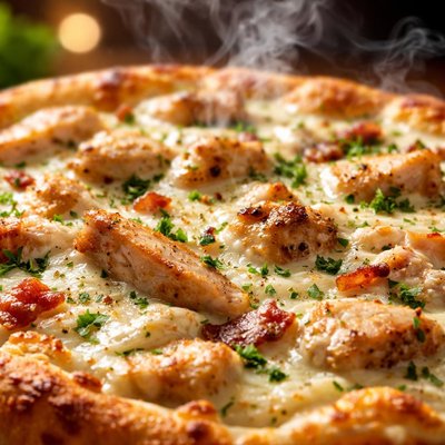 Image of Oamc Chicken Alfredo Pizza