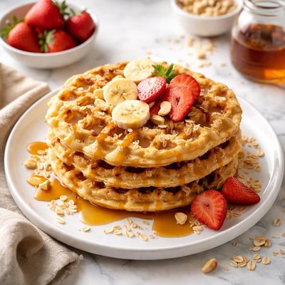 Image of Oat and Cashew Waffles