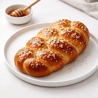 Image of Oat and Honey Challah Bread