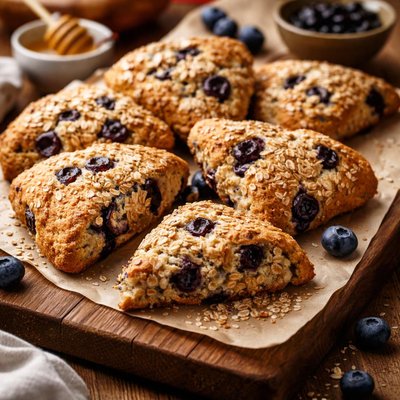Image of Oat Blueberry Scones