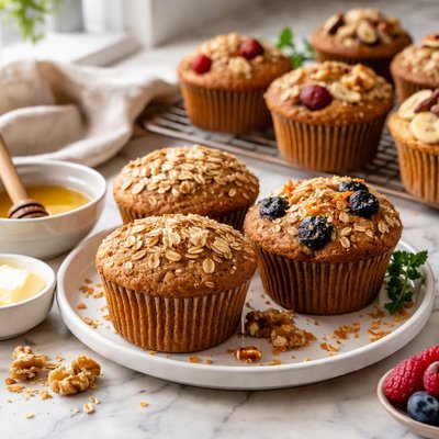 Image of Oat Bran Muffins and Variations