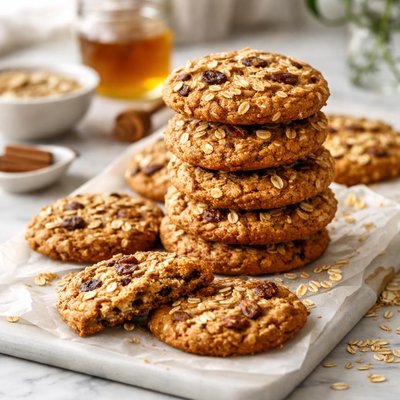 Image of Oat Bran Oatmeal Cookies