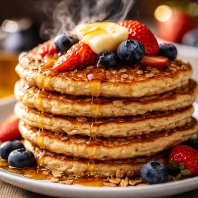 Image of Oat Bran Pancakes