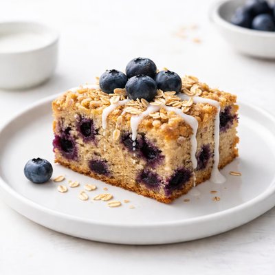 Image of Oat Flour Blueberry Breakfast Cake