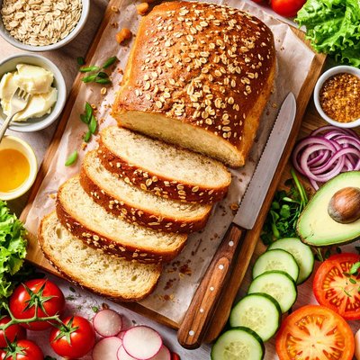 Image of Oat Potato Sandwich Bread
